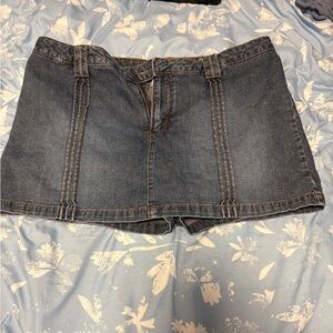Xhilaration Denim Skort - Blue